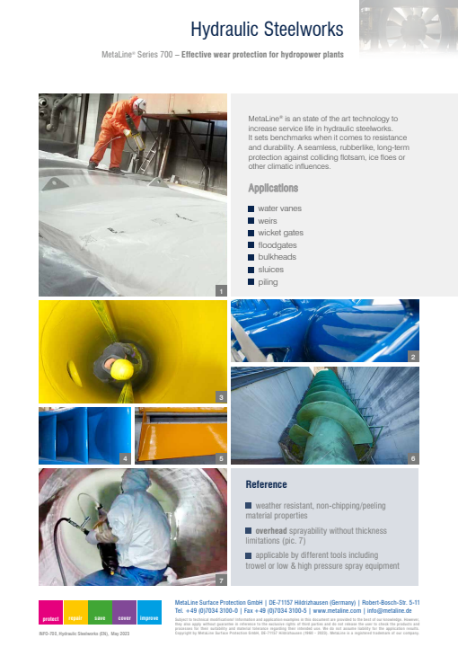 Hydraulic Steelworks: Effective wear protection for hydropower plants