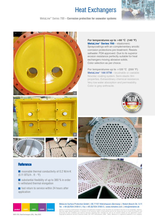 Heat Exchangers: Corrosion protection for seawater systems