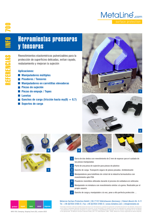 Serie 700: Herramientas prensoras