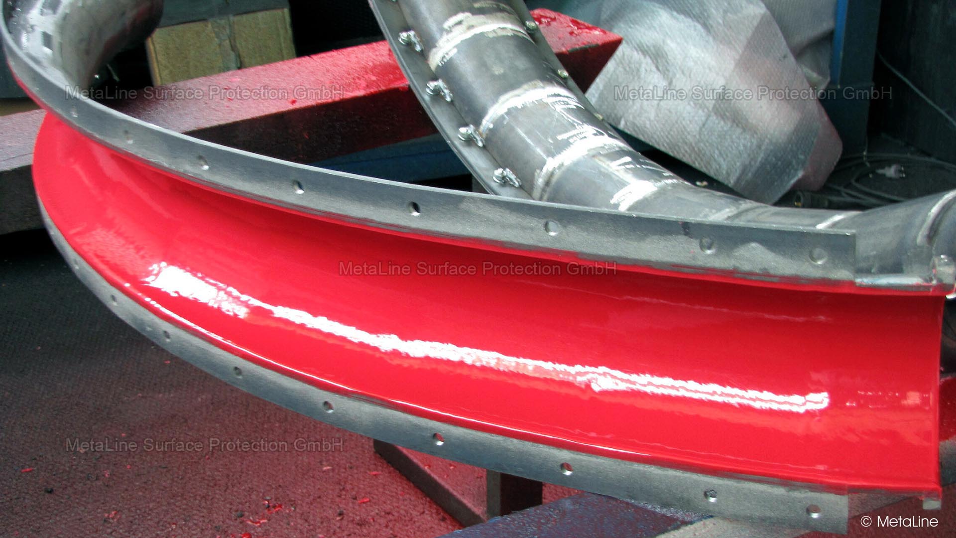 A completely different concept for interior pipe coating