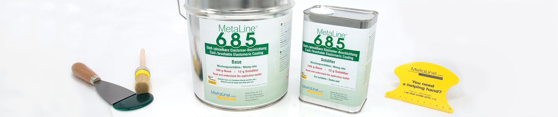 MetaLine elastomers trowelable