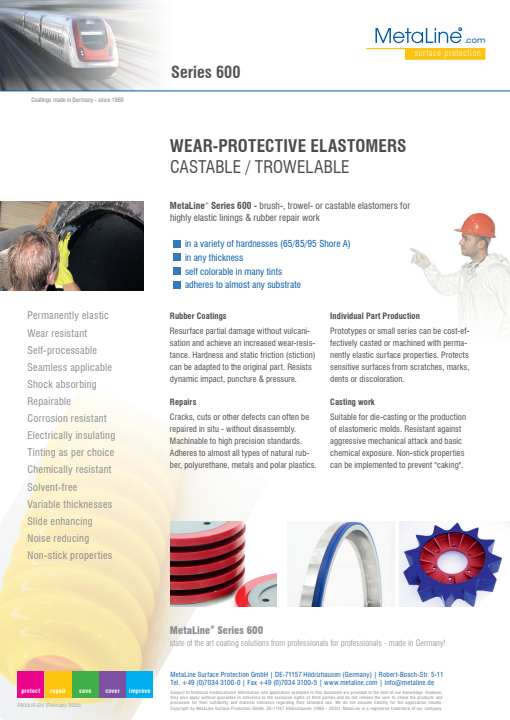 Series 600: Elastomeric Wear Protection