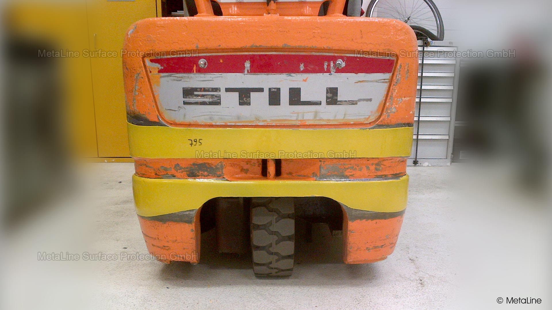 Rivestimento di protezione di carrello elevatore