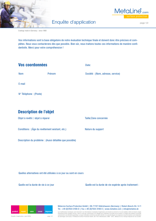 Enquête d' application