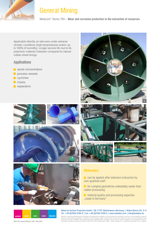 General Mining 1: Wear and corrosion protection in the extraction of resources