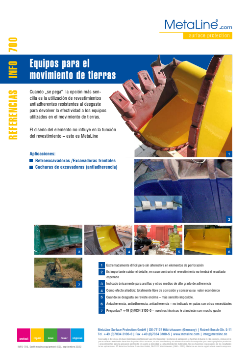 Serie 700: Equipos para el movimiento de tierras