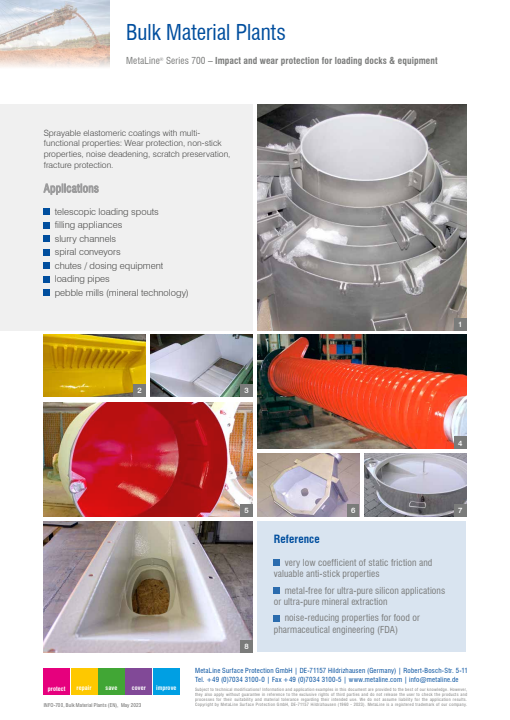 Bulk Material Plants: Impact and wear protection for loading docks & equipment
