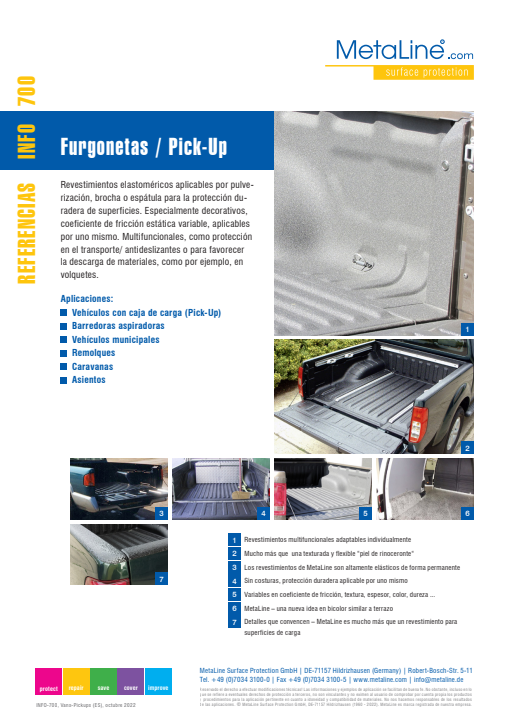 Serie 700: Fugonetas / Pick-Up