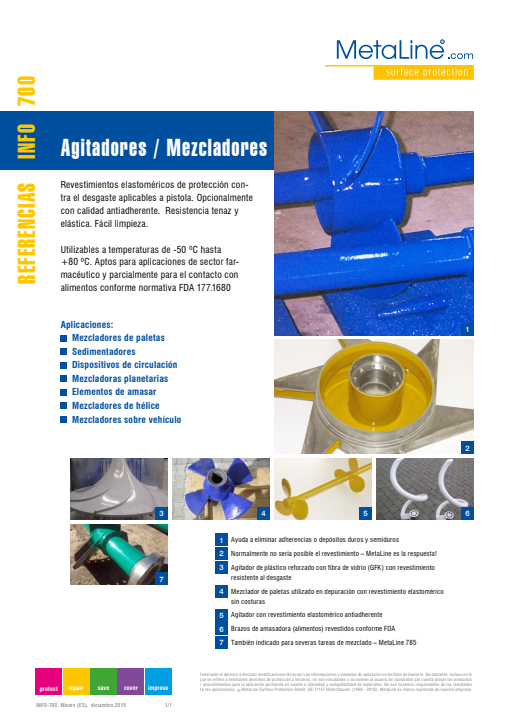 Serie 700: Agitadores / Mezcladores