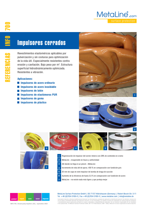 Serie 700: Impulsores cerrados