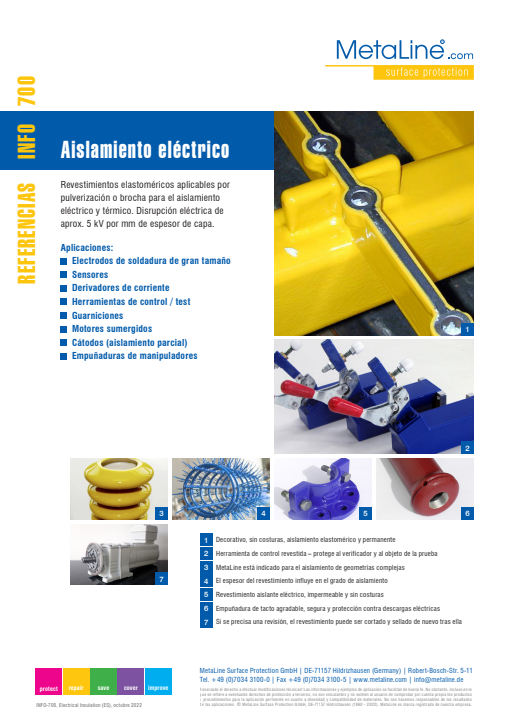 Serie 700: Aislamiento eléctrico
