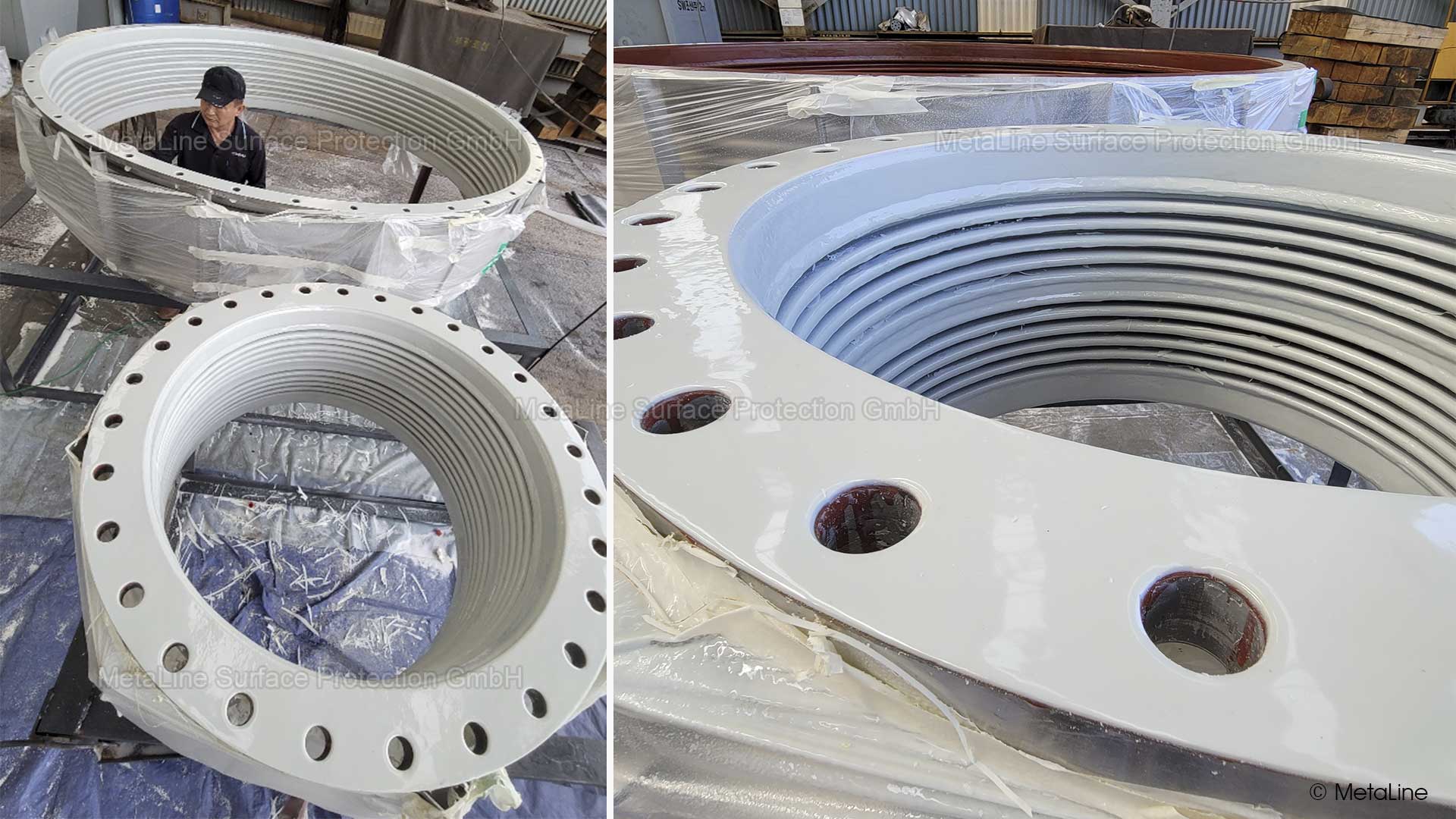 Flange; Sealing; Corrosion; Chemical protection; Electrical insulation; Enclosure; Removable; Sealed
