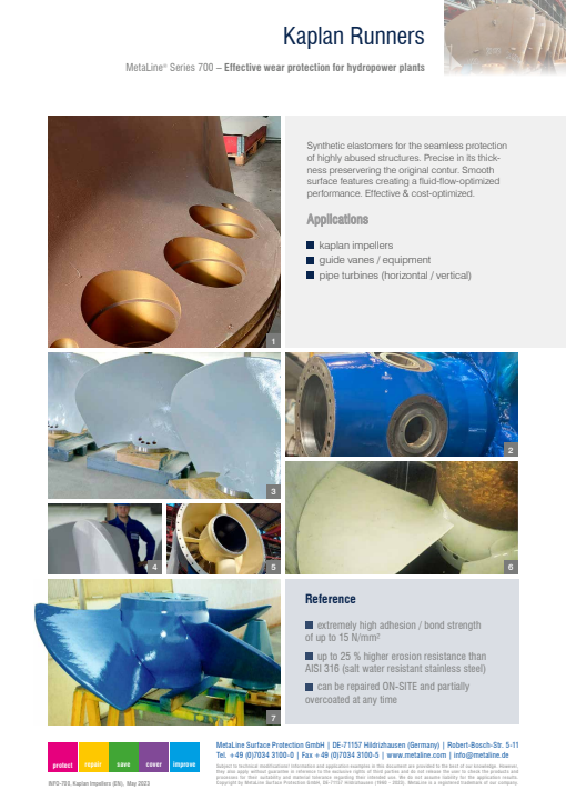 Kaplan Runners: Effective wear protection for hydropower plants