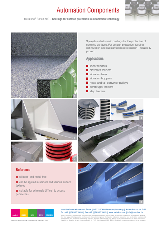 Automation Components: Coatings for surface protection in automation technology
