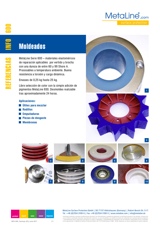 Serie 600: Moldeados