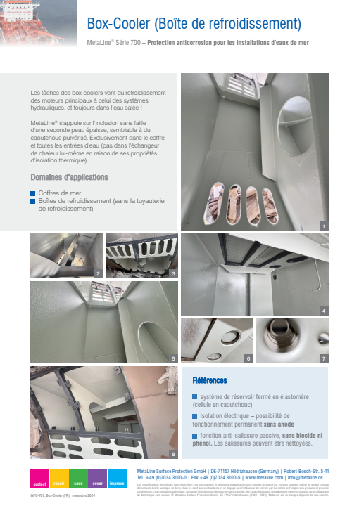 Boxcooler: Revêtement élastomère Tank-in-Tank sans soudure
