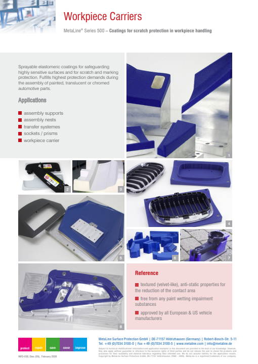 Workpiece Carriers: Coatings for scratch protection in workpiece handling