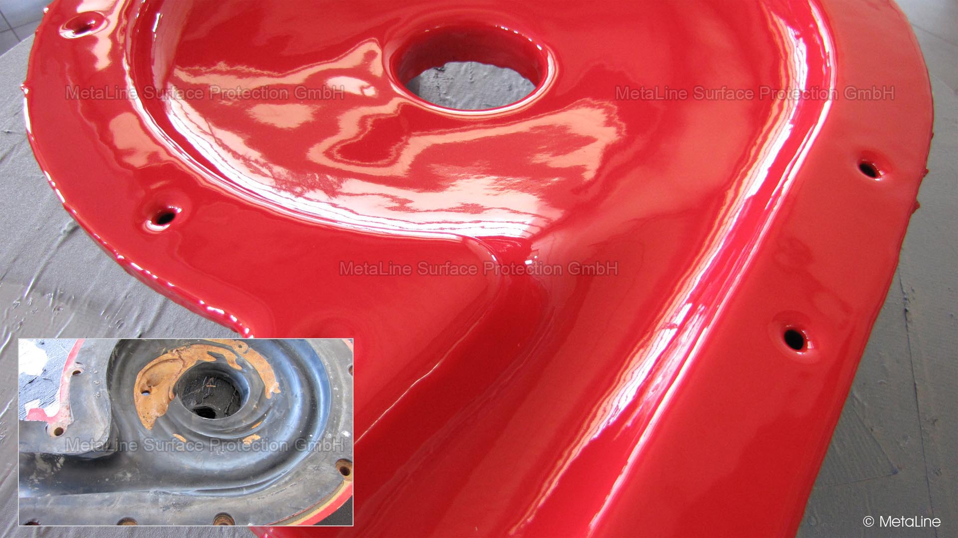 Pumpenhalbschalenreparatur