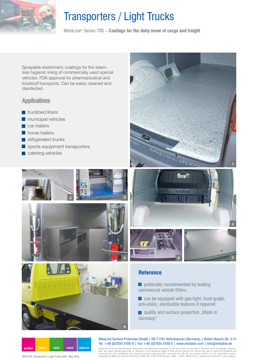 Transporters / Light Trucks: Coatings for the daily move of cargo and freight