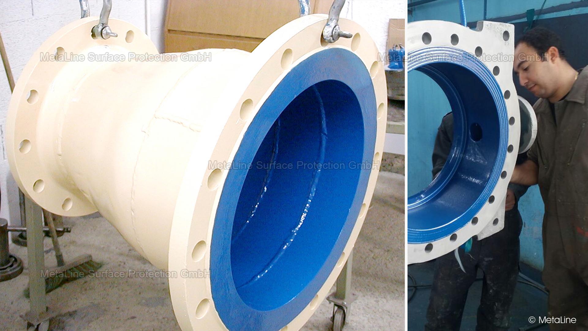 Reducer coated with 5 mm MetaLine 785
