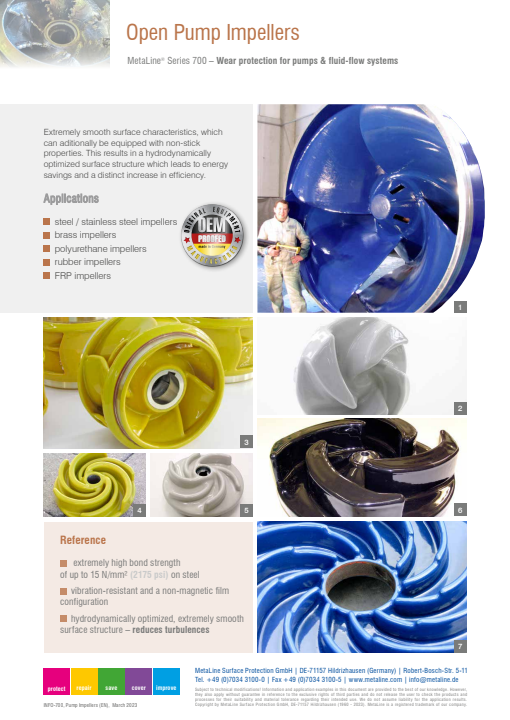 Open Pump Impellers: Wear protection for pumps & fluid-flow systems