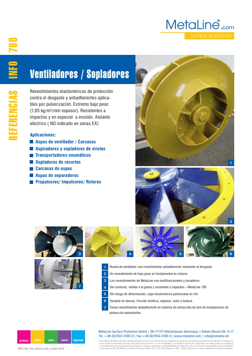 Serie 700: Ventiladores / Sopladores