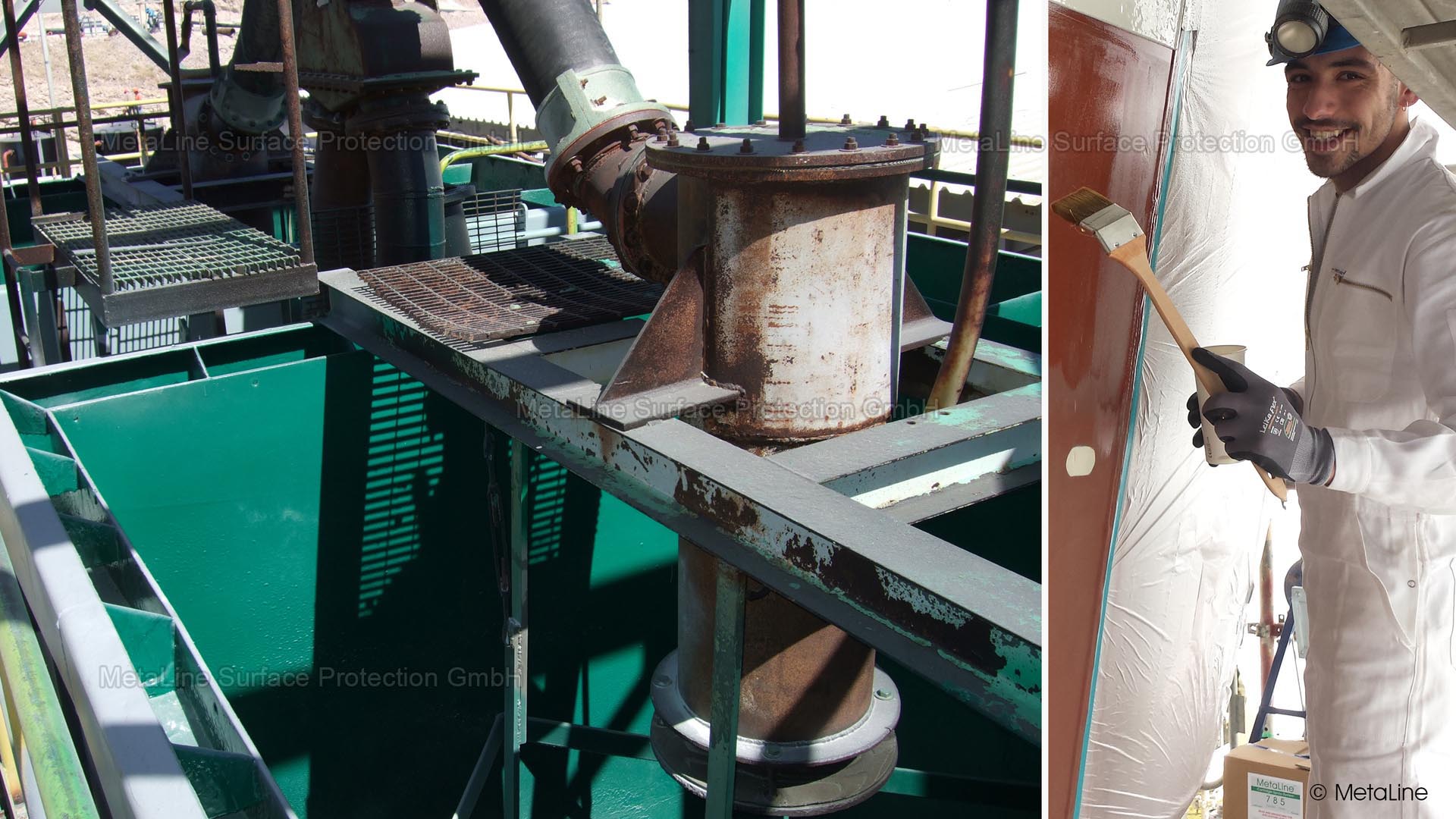 Revêtement de cellules de flottation