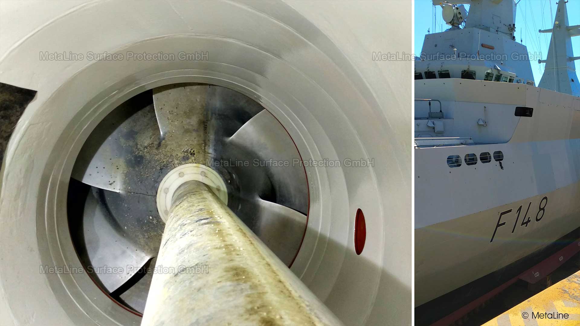 Tunnel Thruster Beschichtung
