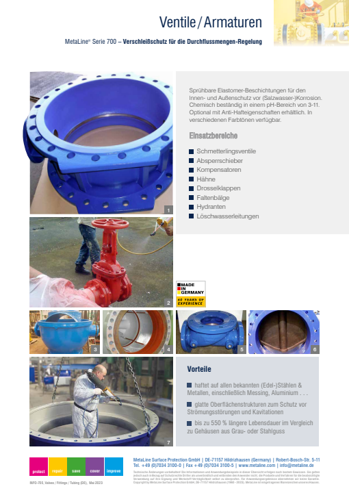 Ventile / Armaturen: Verschleißschutz für die Durchflussmengen-Regelung