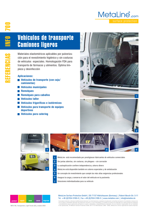 Serie 700: Vehículos de transporte / Camiones