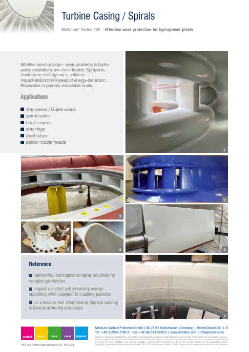 Turbines Diffuseurs: Protection durable contre l’usure pour les installations hydroélectriques
