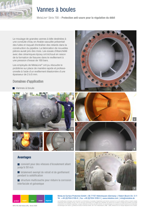 Vannes à boules: Protection anti-usure pour la régulation du débit
