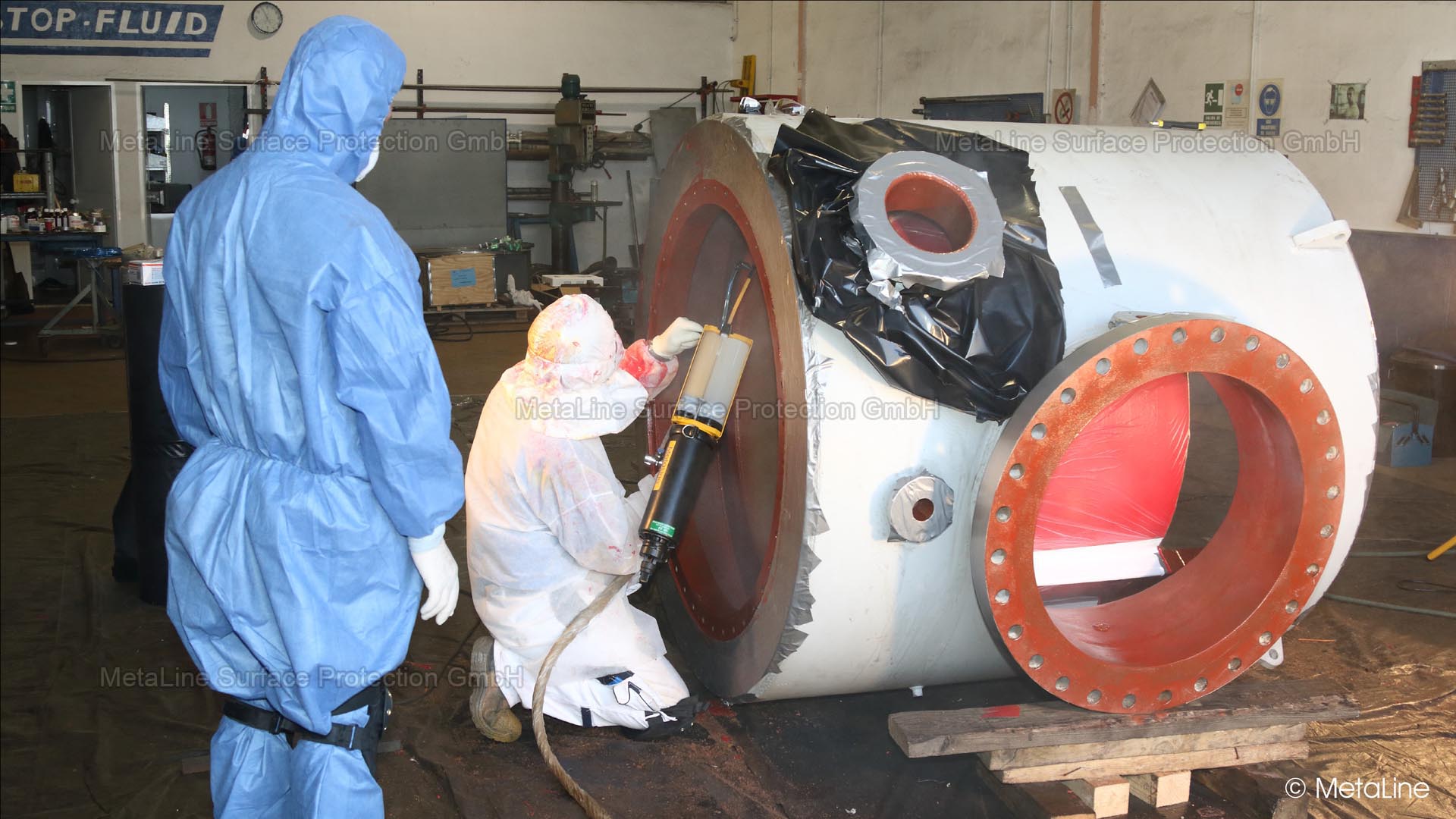 Filter body coating
