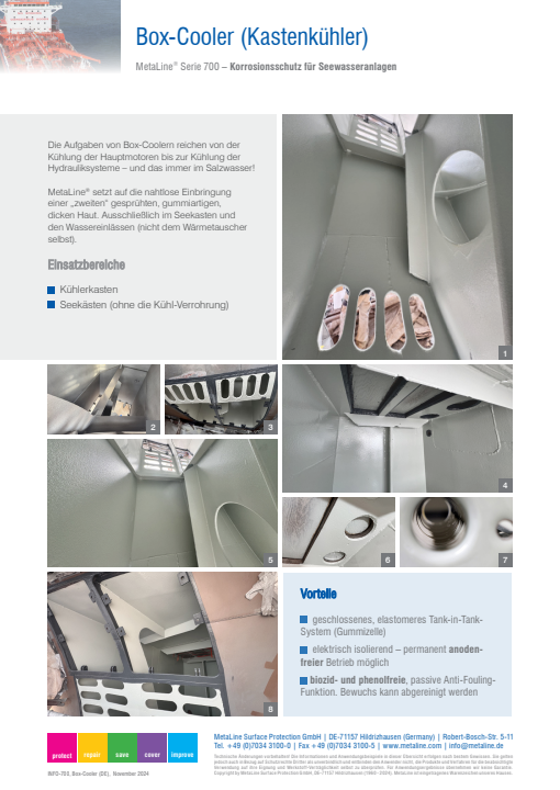 Boxcooler: Nahtlose Tank-in-Tank Elastomer-Auskleidung