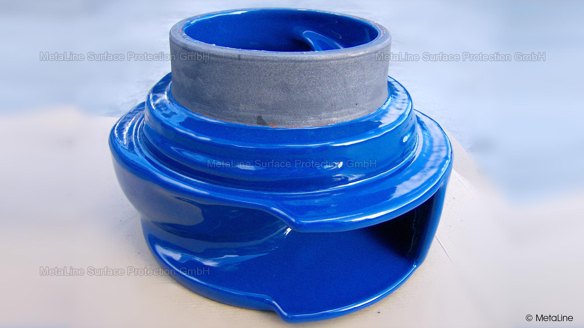 Protección contra agua salada - MetaLine 795 como protección anticorrosiva de alto rendimiento para este impulsor. Tanto si bombea agua salada, agua dulce o medios químicos diluidos - vale la pena hablar con nosotros. ¡Entonces sabrá más!