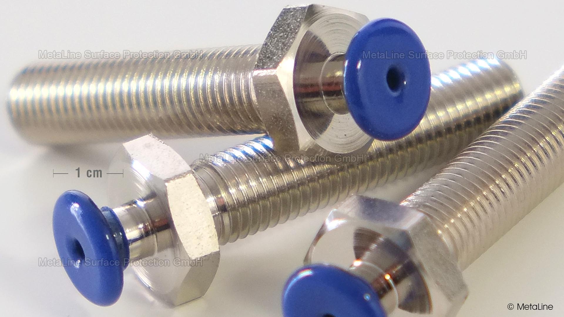 Revestimento de proteção para marcadores - a superfície é menor do que uma unha! E ainda assim a MetaLine a equipou com um revestimento elastomérico. Você só tem um desses? O nosso forte são os protótipos e os produtos individuais!
