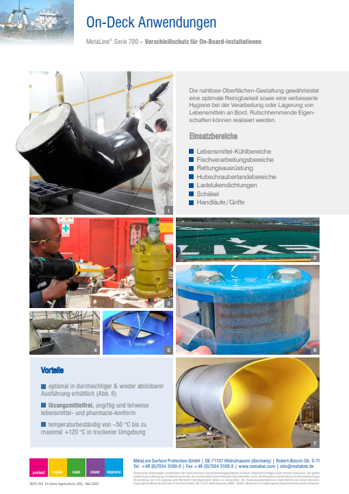 On-Deck Anwendungen: Verschleißschutz für On-Board-Installationen