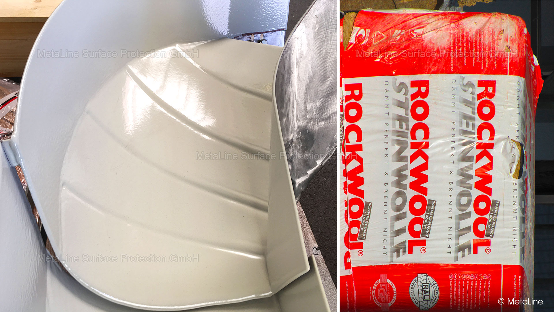 Chute coating - not only the production of building materials poses a challenge. The plastic film must slide easily and the labeling on it must not become illegible. MetaLine 795 solves both problems!