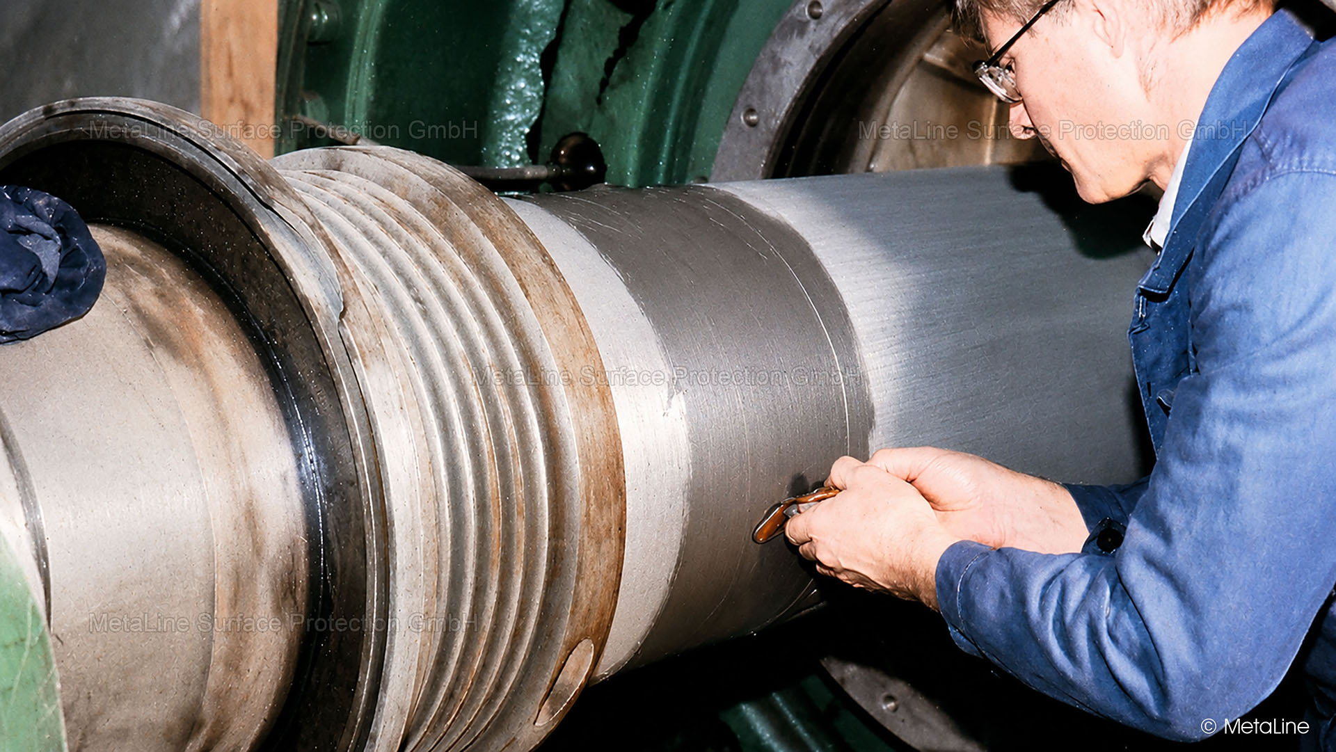 Aqui foi utilizado MetaLine SXL, de modo a reconstruir o veio gigante