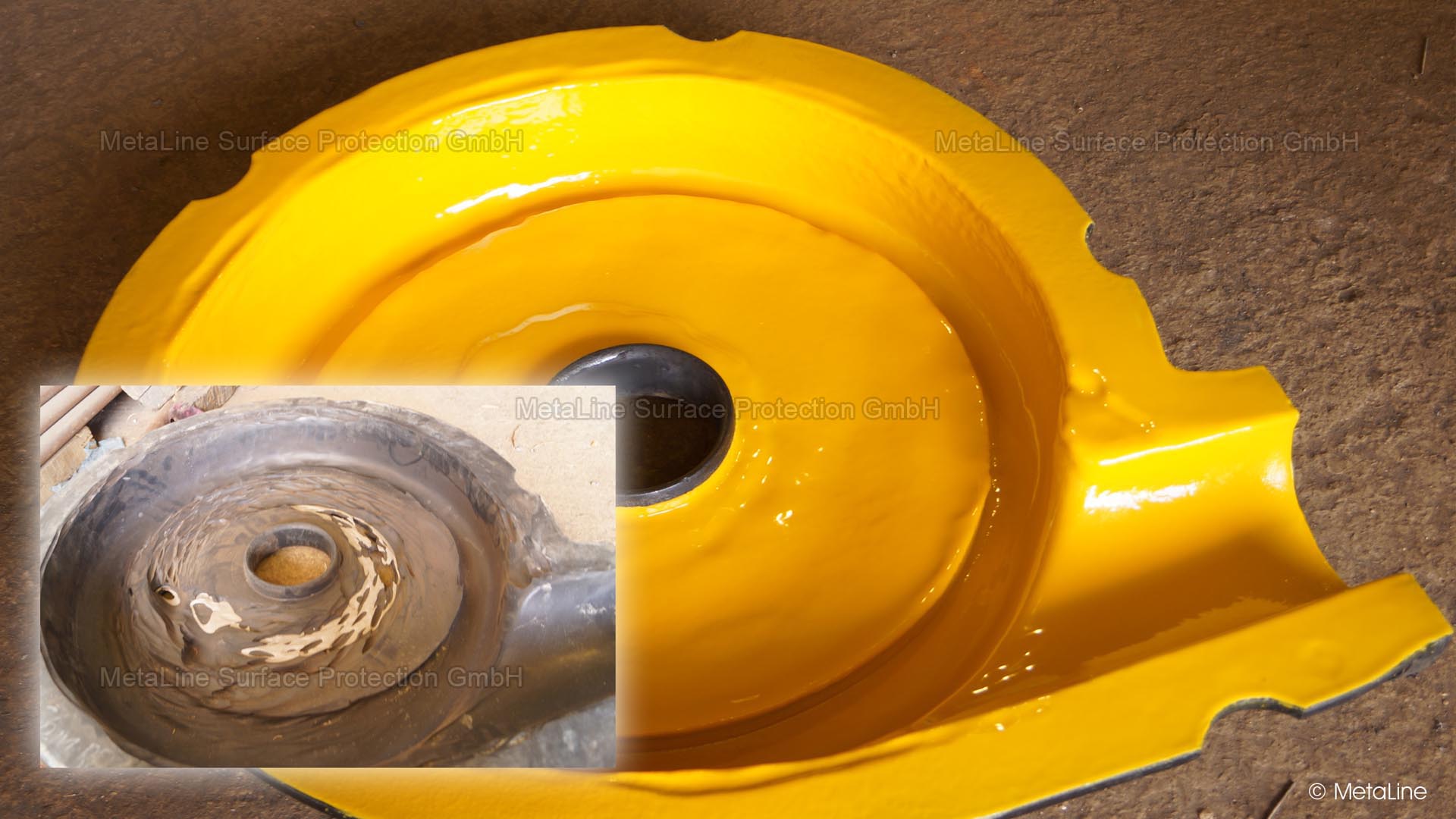<!-- START: ConditionalContent --><!-- END: ConditionalContent -->   <!-- START: ConditionalContent --> half shell; pump; wear; erosion; corrosion; cavitation; repair; crack wear resistant; coating; rubber, polyurethane <!-- END: ConditionalContent -->   <!-- START: ConditionalContent --><!-- END: ConditionalContent -->   <!-- START: ConditionalContent --><!-- END: ConditionalContent -->