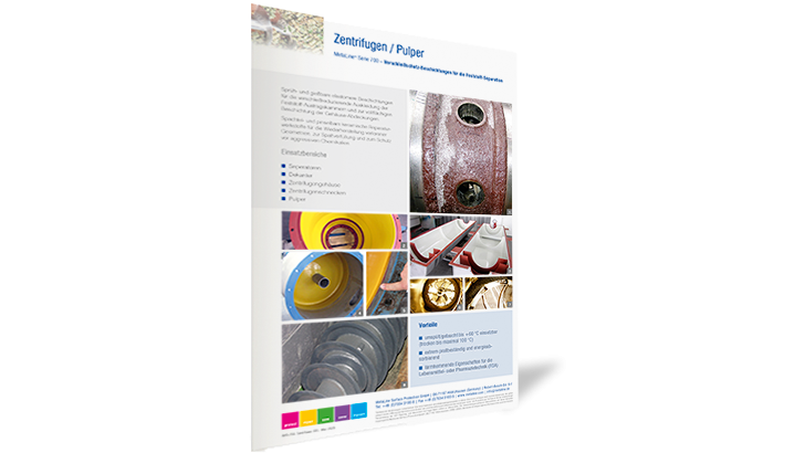 Zentrifugen / Pulper: Verschleißschutz-Beschichtungen für die Feststoff-Separation