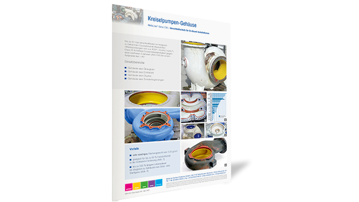 Corps de pompe centrifuge: Protection contre l’usure pour les installations embarquées