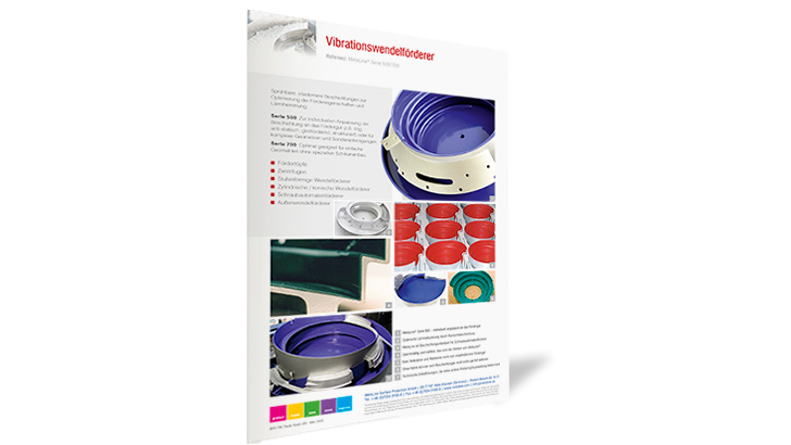 Vibratory Feeder Bowls: OEM-Coatings for scratch and mark protection