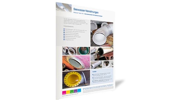 Tuyauteries d'eau de mer: Protection anticorrosion pour les installations en contact avec l’eau de mer