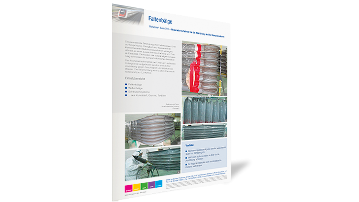 Soufflets: Procédé de réparation pour l’étanchéification de compensateurs textiles