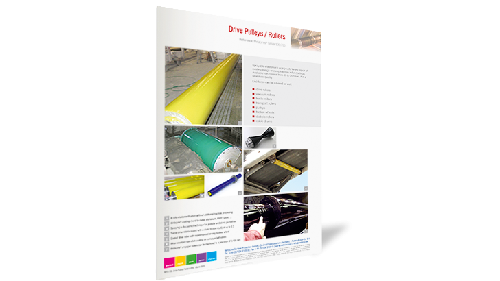 Rouleaux / Cylindres: Revêtements élastomères pour améliorer le frottement