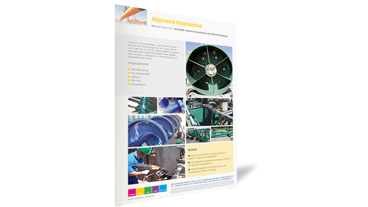 Technique minière générale: Protection contre l’usure et la corrosion dans l’extraction des matières premières